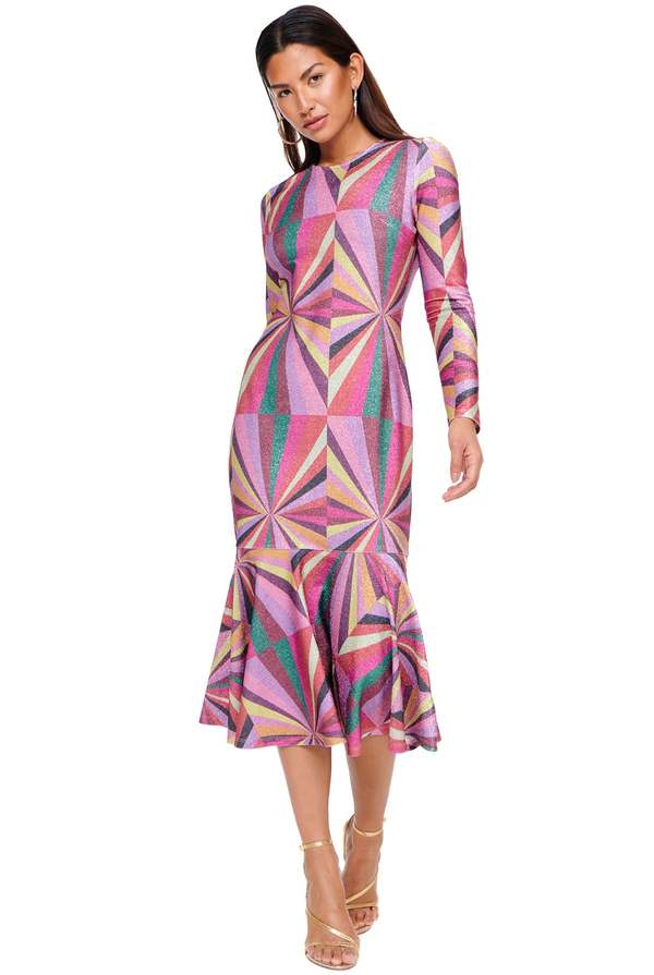 knee length dresses for ladies HARLEY MIDI DRESS – One Puram main image 0