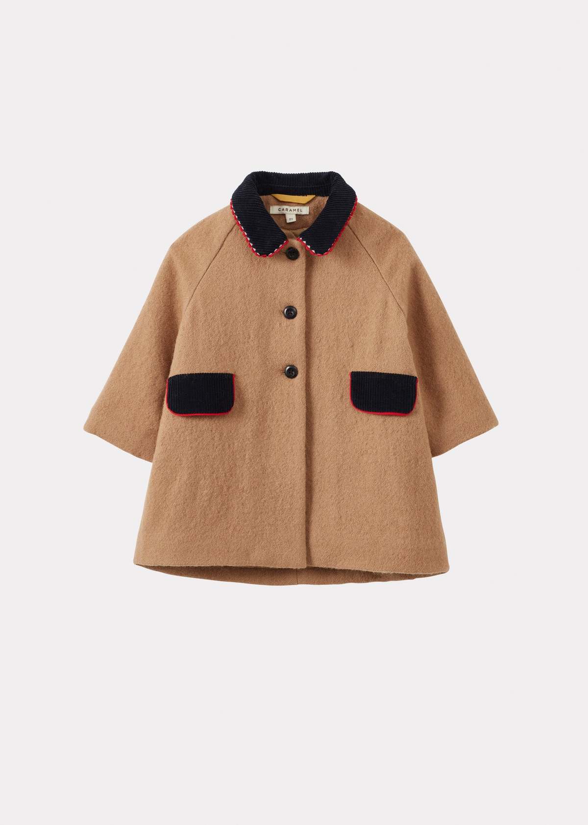 アウター CARAMEL CHEE COAT CHEE-BABY-COAT---CAMEL-WHITE-