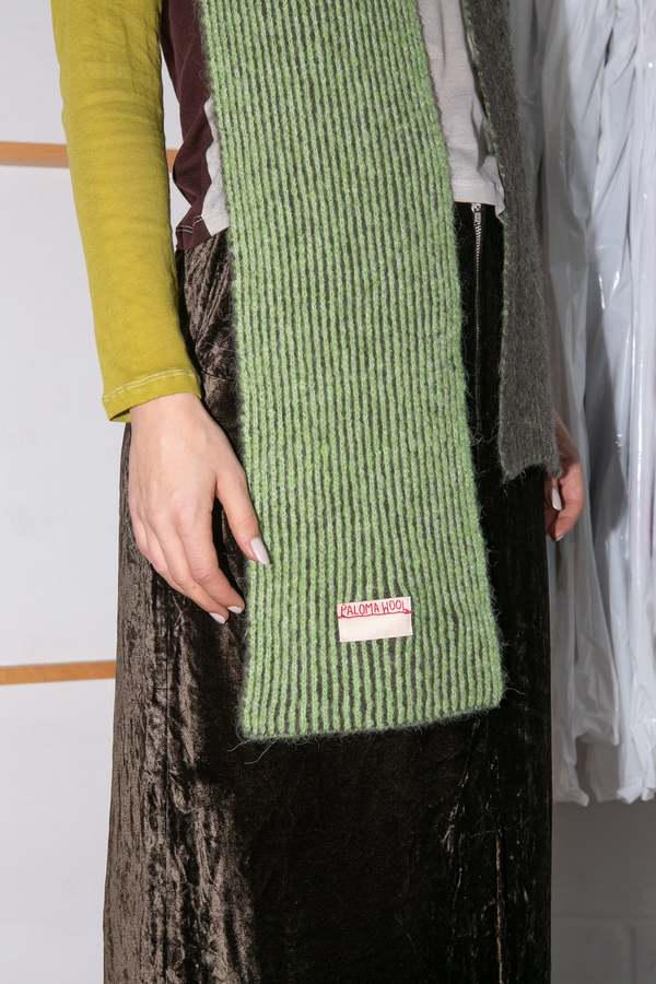 Paloma Wool Tito Scarf - Grey/Green | Garmentory