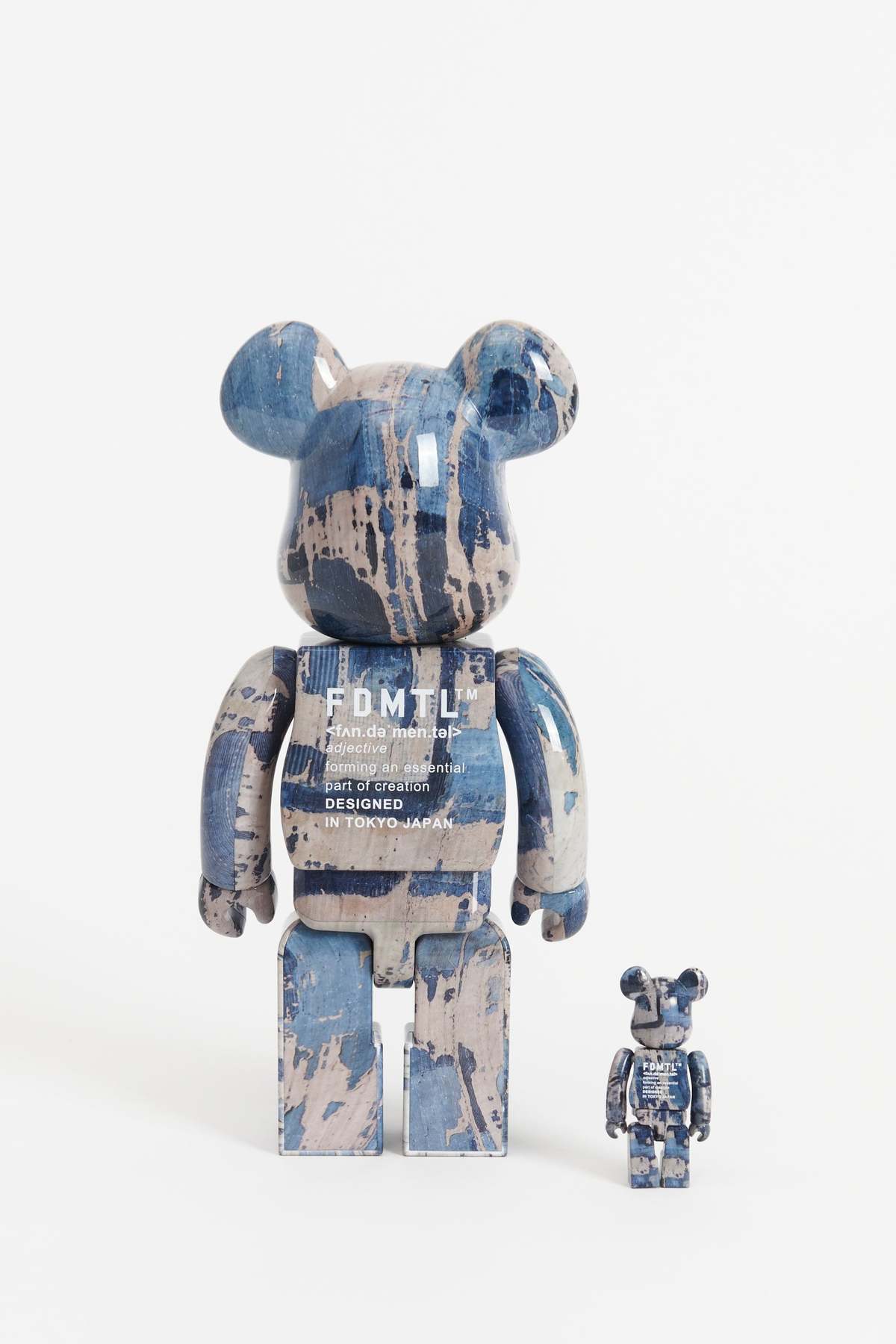 BE@RBRICK - BE@RBRICK FDMTL BORO 400％ medicom toy FDMTL x Medicom Toy Be@RBRICK Boro Sashiko Covered 400