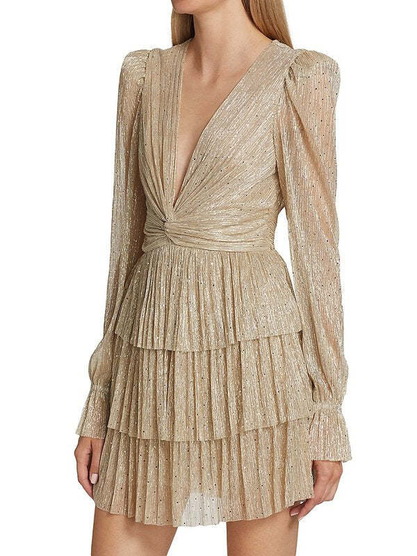 Sabina Musayev Felicie Dress - Gold | Garmentory