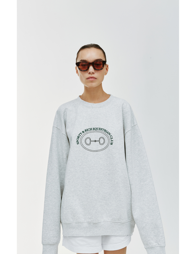 SPORTY & RICH Equestrian club sweatshirt