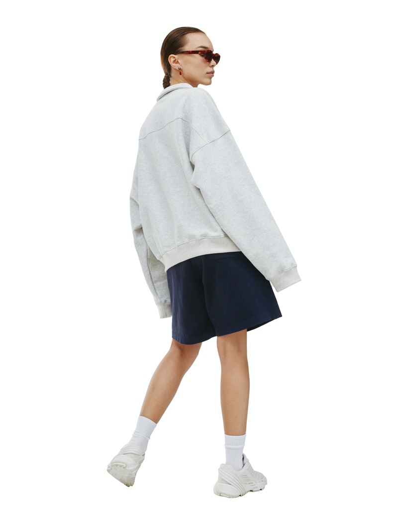 Sporty & Rich Sports Gym Shorts - Navy Blue | Garmentory