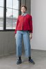 Carleen Betty Raglan Jacket - Red - Thumbnail 4