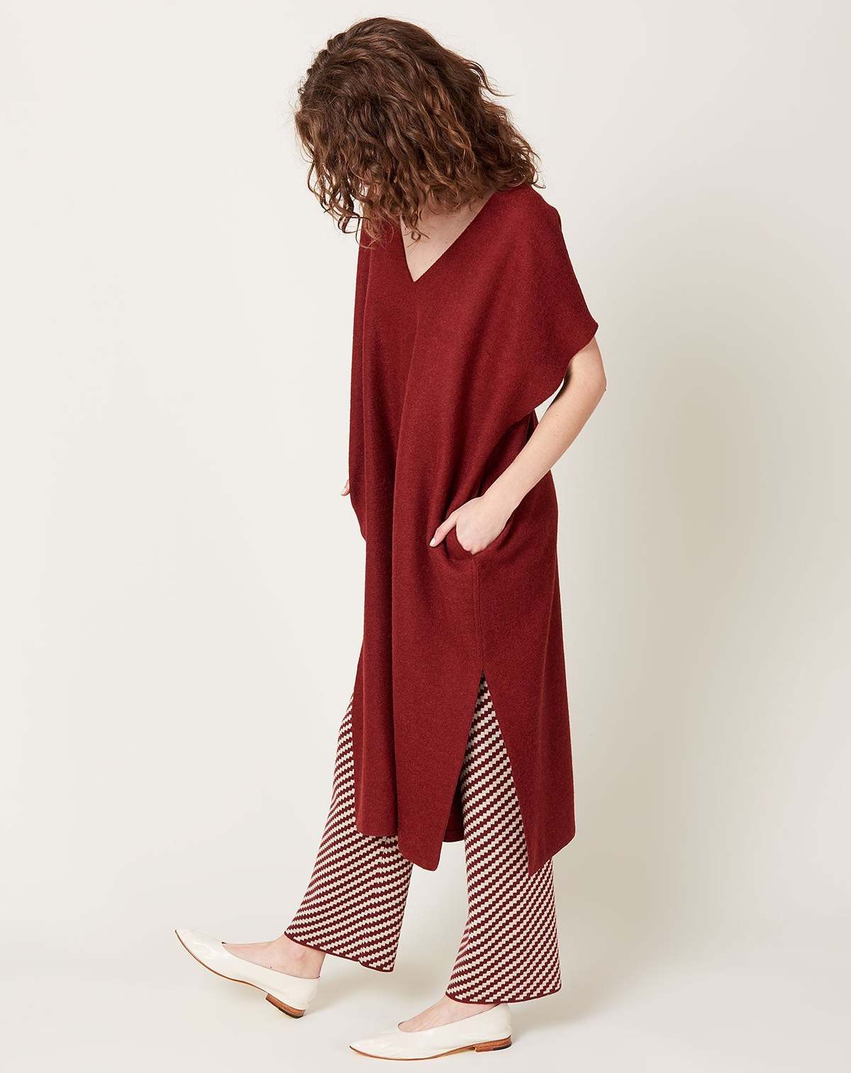 Misha & Puff Bardi Caftan - Madder Root | Garmentory Misha & Puff Bardi Caftan - Madder Root | Garmentory