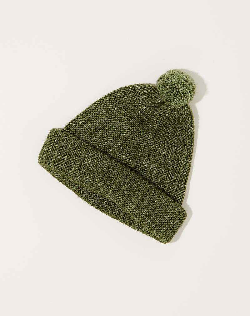 Misha & Puff / Garter Hat Bark Misha & Puff Garter Hat