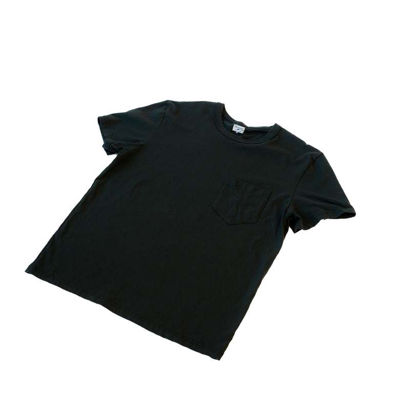 Homespun Knitwear Tennessee JerseyDad's Pocket Tee - Aged Black
