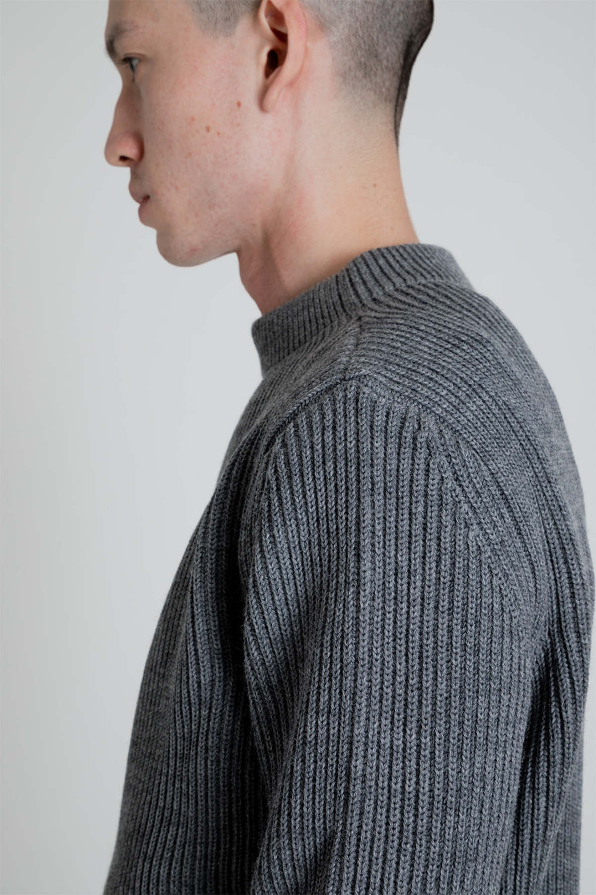 Andersen-Andersen Navy Crewneck - Grey | Garmentory