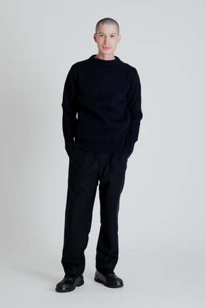 Andersen-Andersen Navy Crewneck - Navy Blue | Garmentory