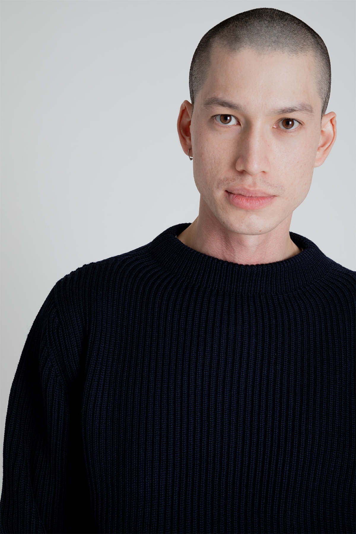 Andersen-Andersen Navy Crewneck - Navy Blue | Garmentory