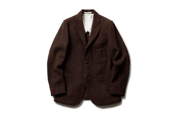 BEAMS PLUS 3B Jacket Harris Tweed ジャケット BEAMS PLUS 3B BEAMS PLUS肘部補丁哈里斯花呢（休閒夾克）郵購 | BEAMS