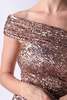 Jonathan Simkhai Zay Hammered Sequin Midi Dress - Latte - Thumbnail 4
