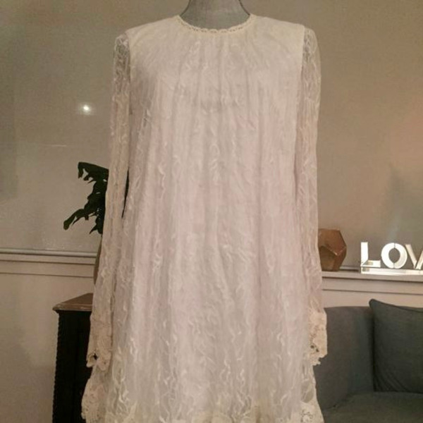 navy blue dress for baby girl safuny Women's Mini A Line Babydoll Dress Floral Boho Winter Trendy Holiday  Long Sleeve Autumn Dresses Hawaiian Tropics Elegant Beach Tiered Off  Shoulder Beige XL main image 0