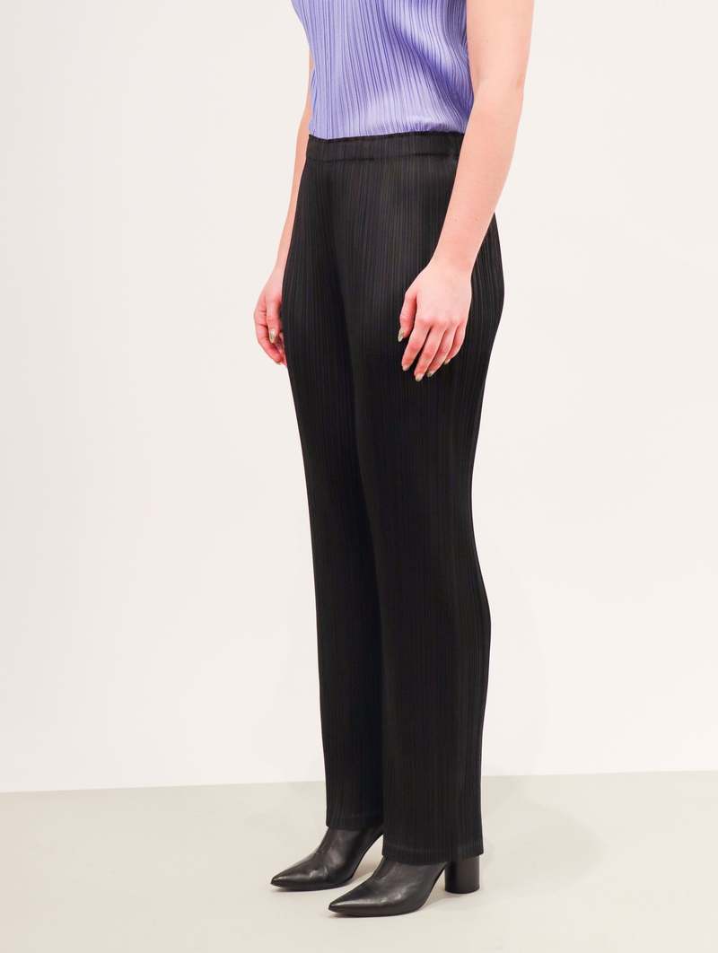 Pleats Please by Issey Miyake Forward Pants Black Garmentory