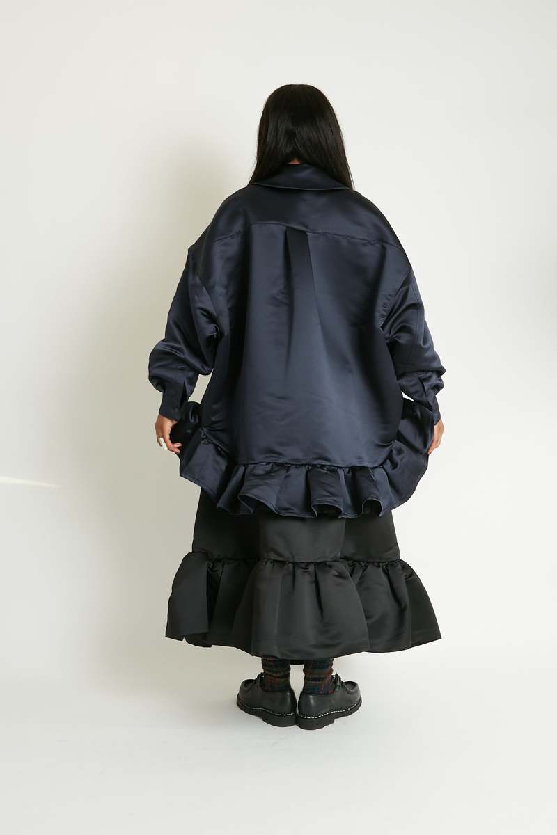COMMEdesGARCONS GIRLナイロンブルゾン CDG GIRL Comme des Garons GIRL Blouse - Navy | Garmentory