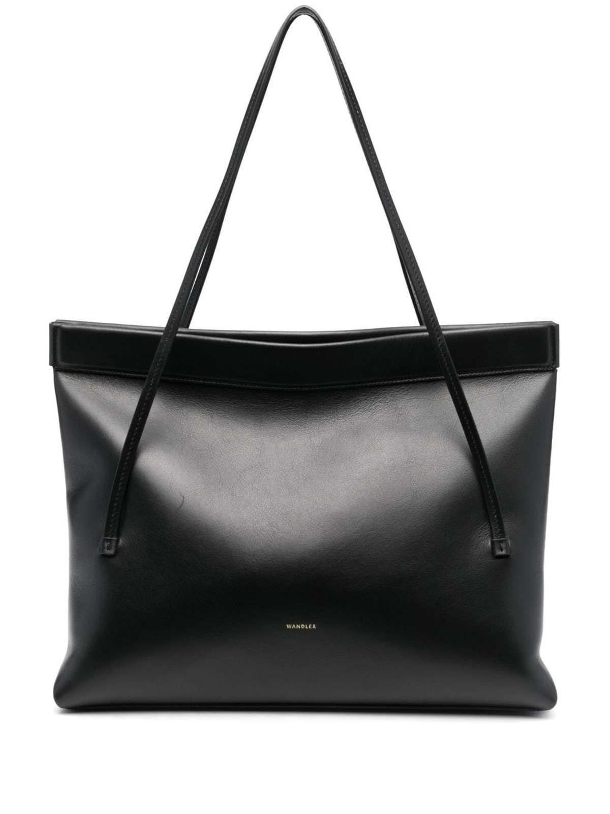 WANDLER Joanna Medium Black Shoulder Bag - Black | Garmentory