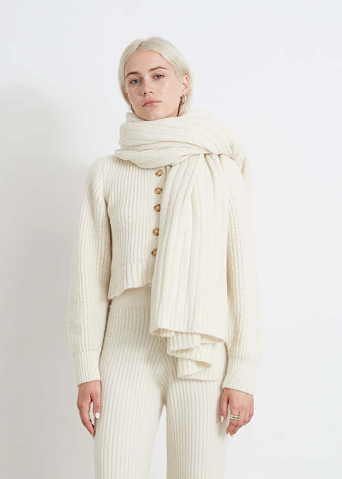 Eleven Six Lilia Scarf - Powder Blue - Image 3 of 3