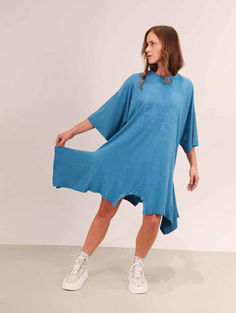 Tシャツ・カットソー MAISON MARGIELA Women Tunic Tops S51NA0065 S20518 096 121 Be MM6 Maison Margiela slogan-print Tunic Dress | Black