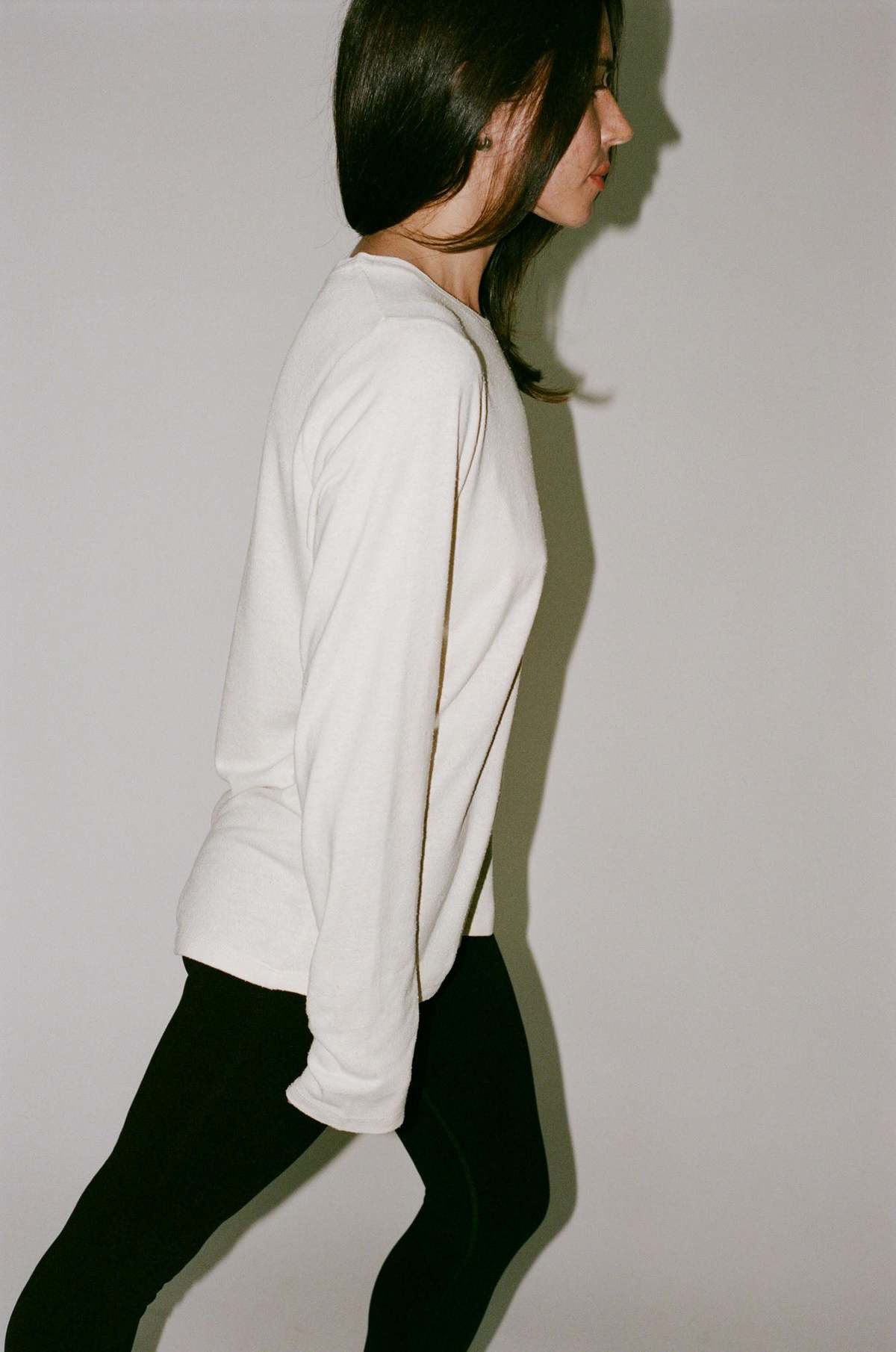 Baserange Silk Long Sleeve Tee - Undyed | Garmentory