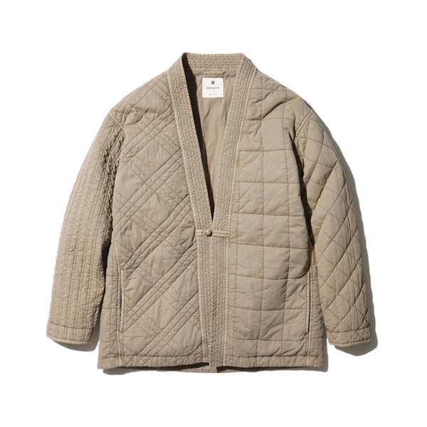 Snow Peak Patchwork Quilted Noragi Jacket - Brown | Garmentory