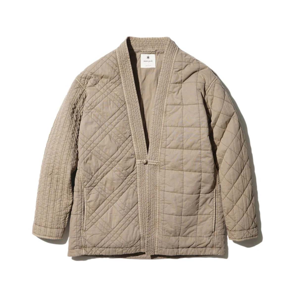 Snow Peak Patchwork Quilted Noragi Jacket - Brown | Garmentory