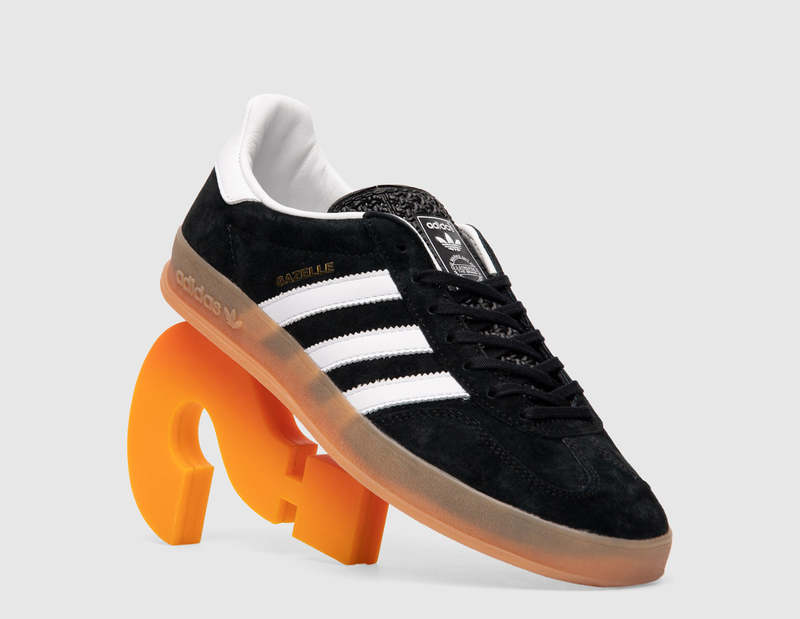 adidas gazelle silver green womens Adidas Gazelle Indoor | black white gum | JI2060 main image 0