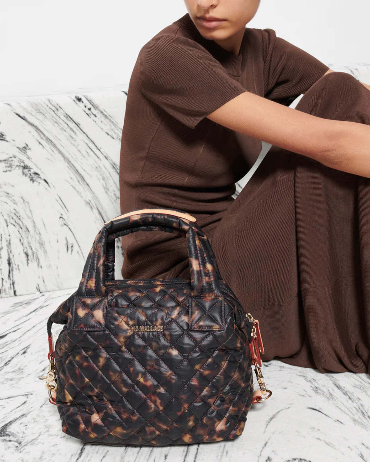 mz wallace Small Sutton Deluxe Bag Tortoise Rec Garmentory