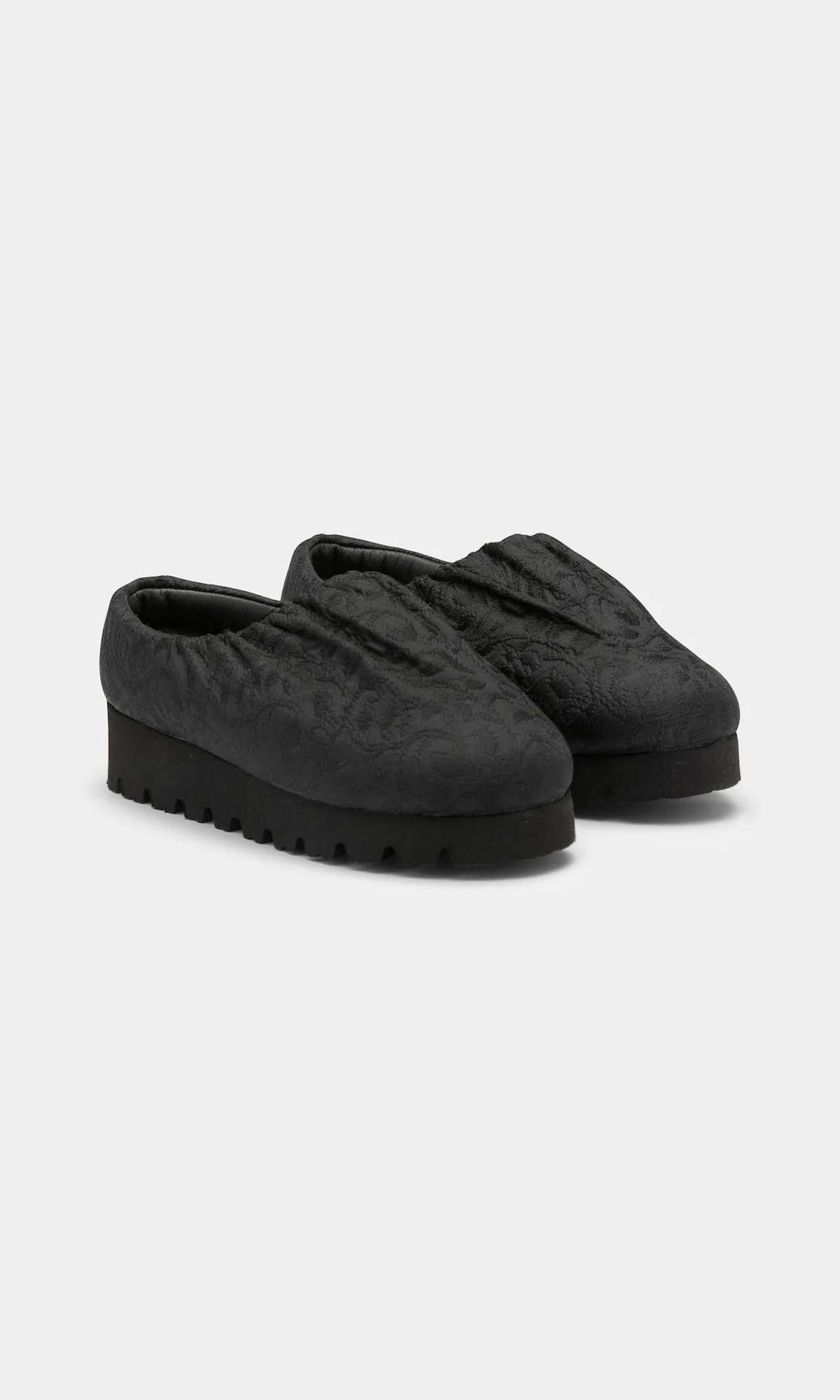 Yume Yume Jaquard Camp Shoe Low - Black | Garmentory