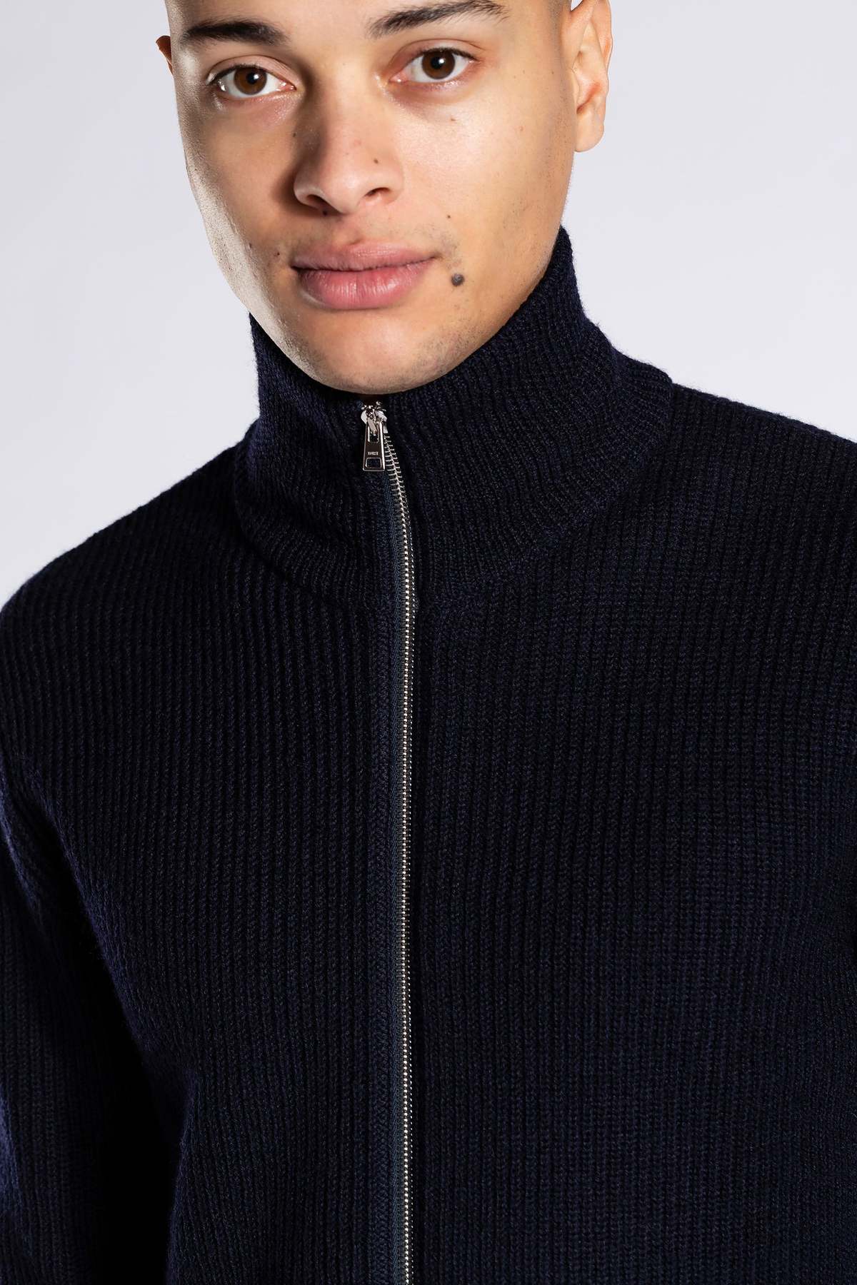 Norse Projects Hagen Cotton Wool Jacket DARK NAVY Garmentory