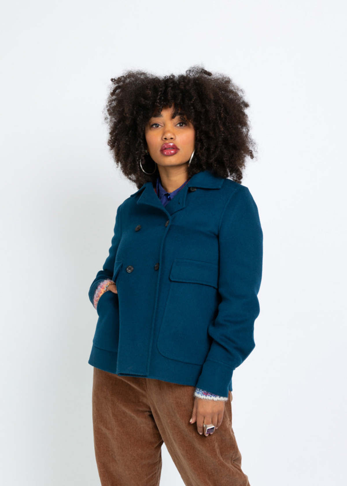 Odeeh Wool Jacket - Prussian Blue - Image 2 of 5