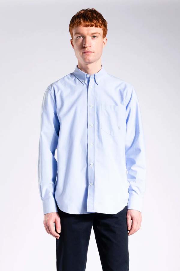 Norse Projects Algot Oxford Monogram in Spruce Green