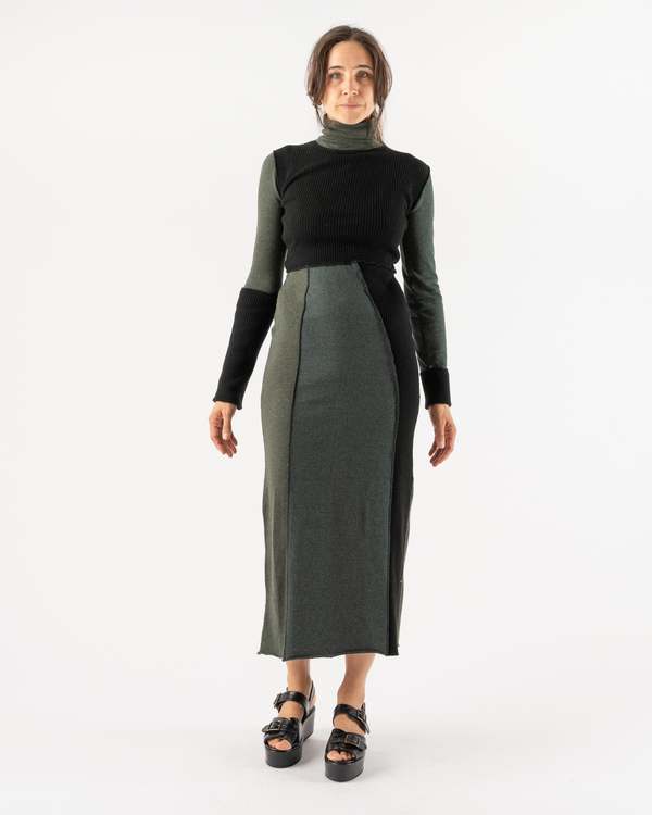MM6 Maison Margiela Dress - Petrol Green Overdye | Garmentory MM6 Maison Margiela Dress - Petrol Green Overdye | Garmentory