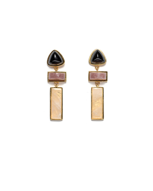 Lizzie Fortunato Villa Earrings in Gold Lizzie Fortunato Villa Earrings in Gold