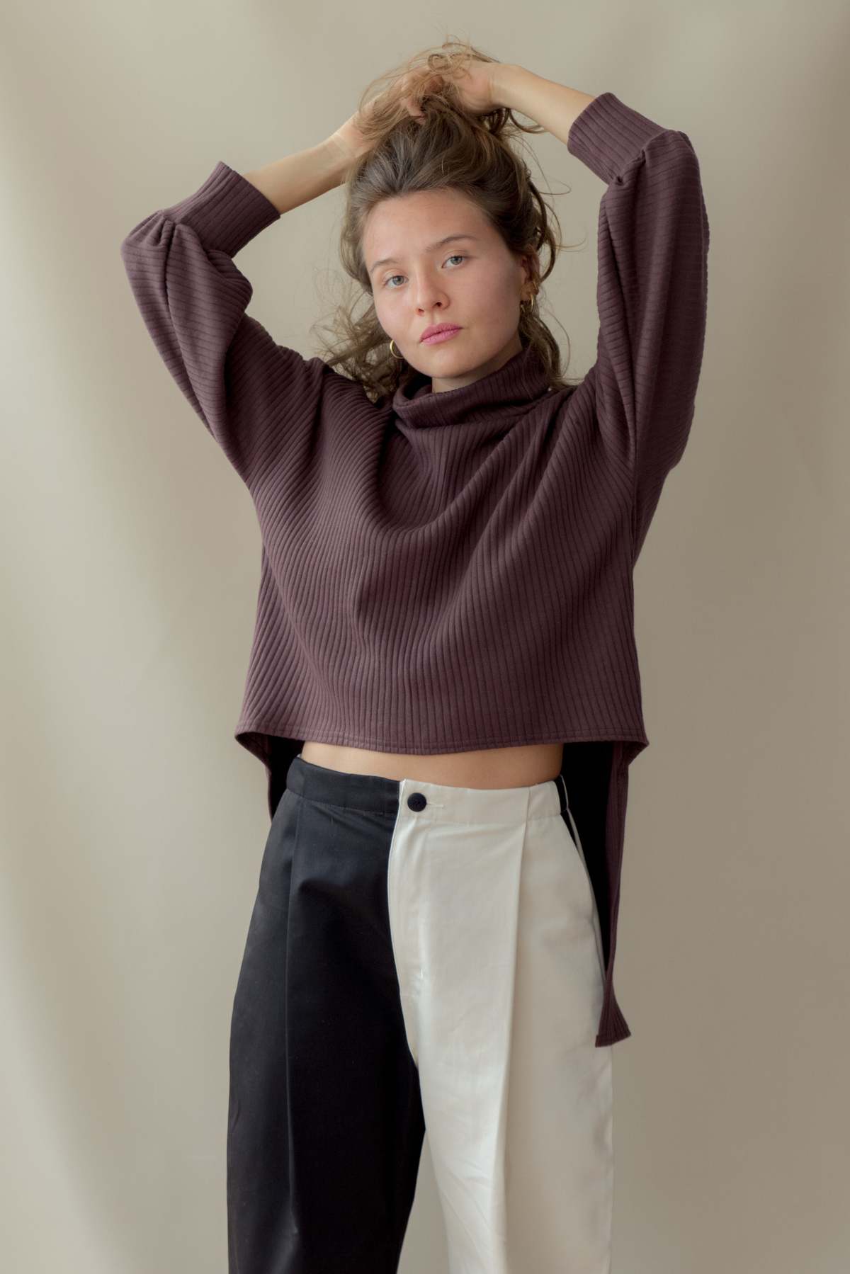 nin studio ZOOT PANT -  BLACK NATURAL - Image 2 of 3