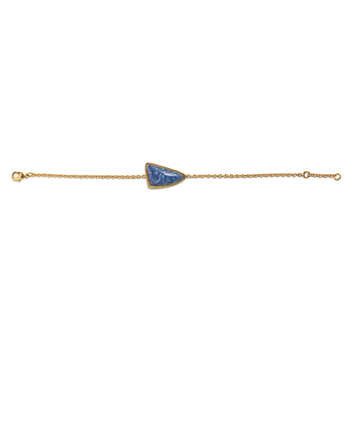 Lizzie Fortunato Triangle Bracelet in Denim Lizzie Fortunato Triangle Bracelet in Denim