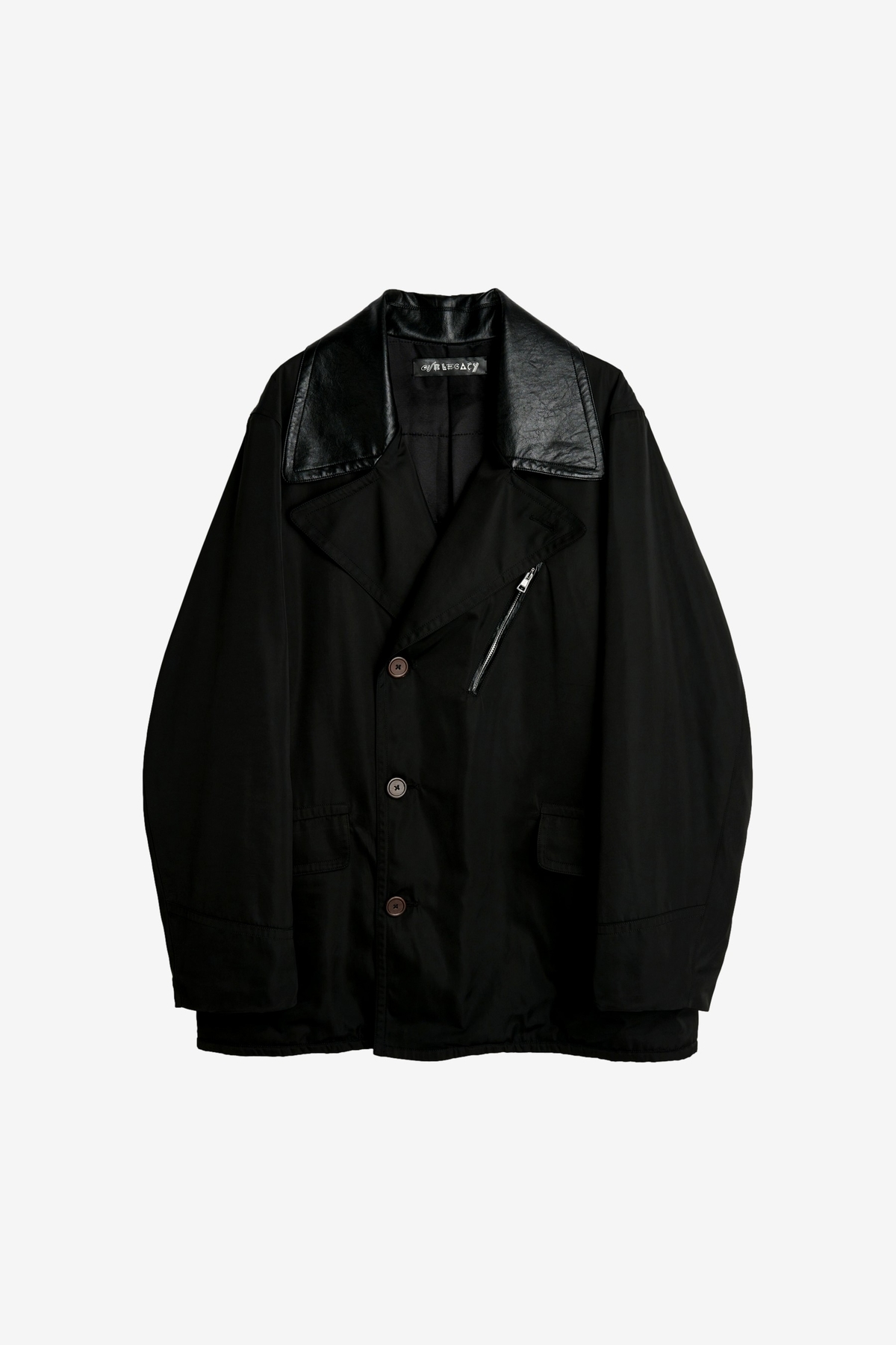Our Legacy Scoota Coat - Black Drape Tech | Garmentory