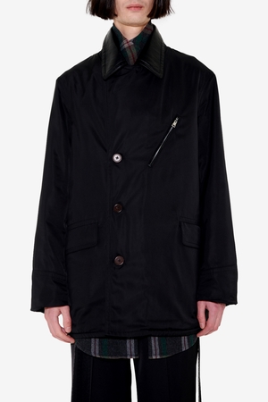 Our Legacy Scoota Coat - Black Drape Tech | Garmentory
