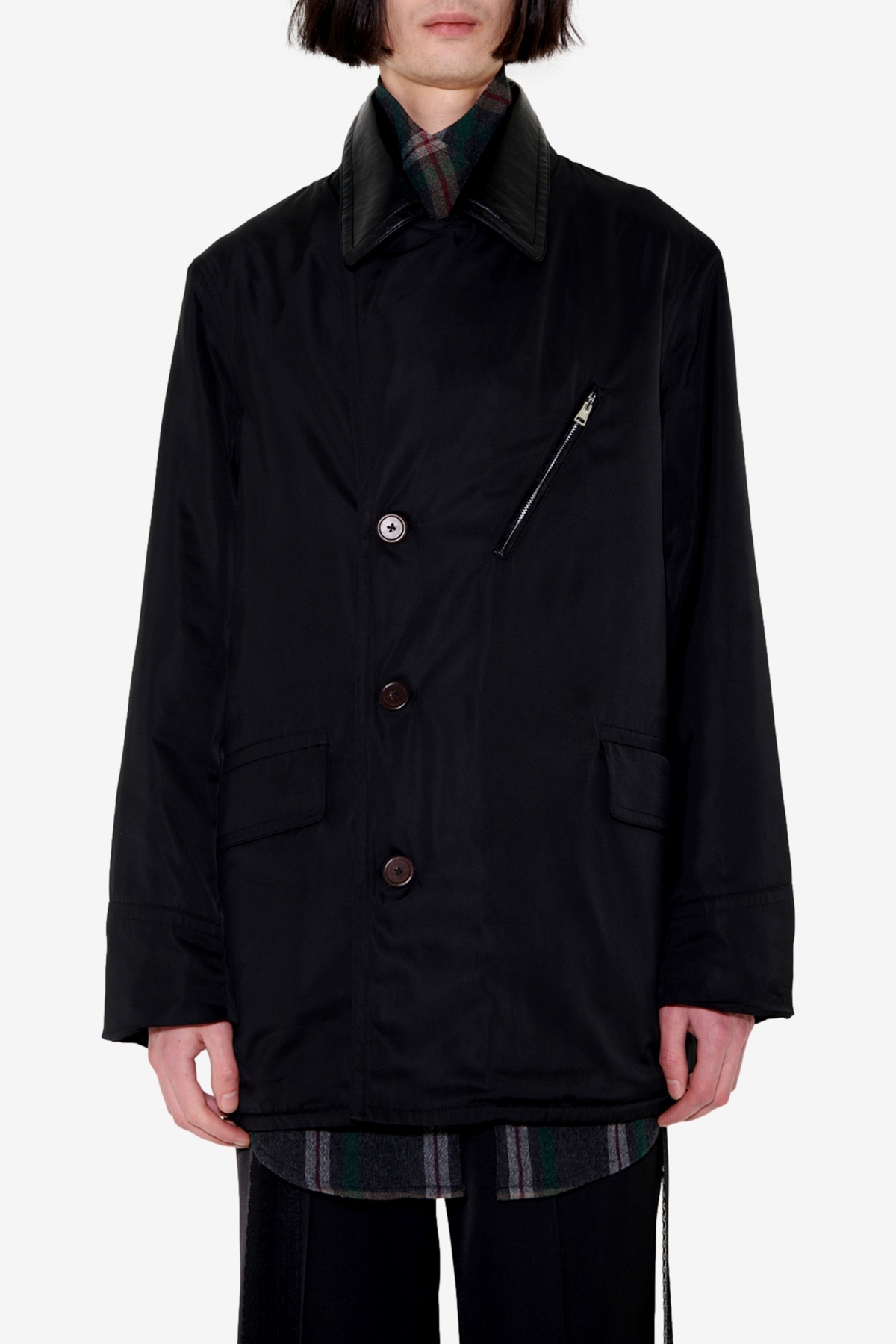 OUR LEGACY Scoota Coat 44 ブラック Our Legacy Scoota Coat - Black Drape Tech | Garmentory