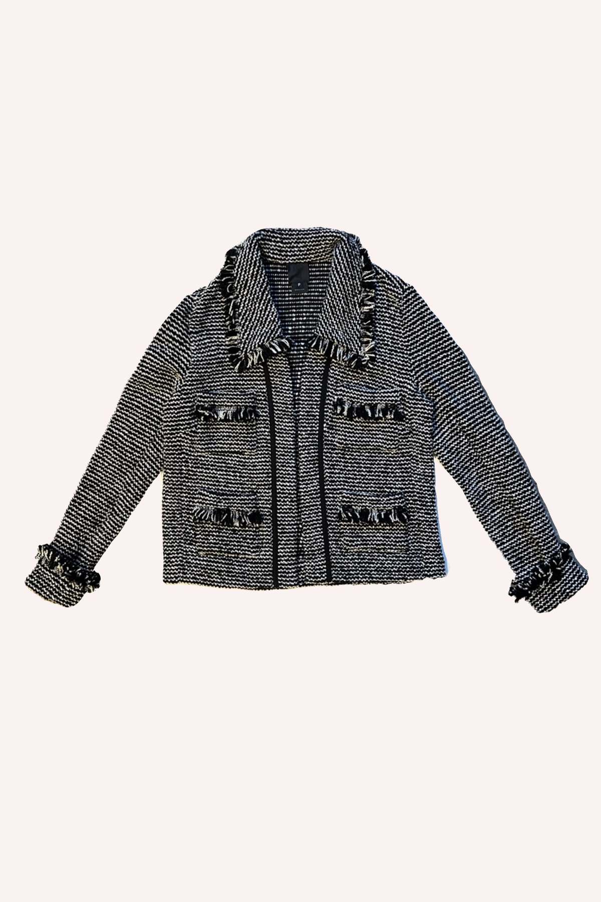 Anna Sui Mod Tweed Jacket - Black Multi - Image 2 of 3
