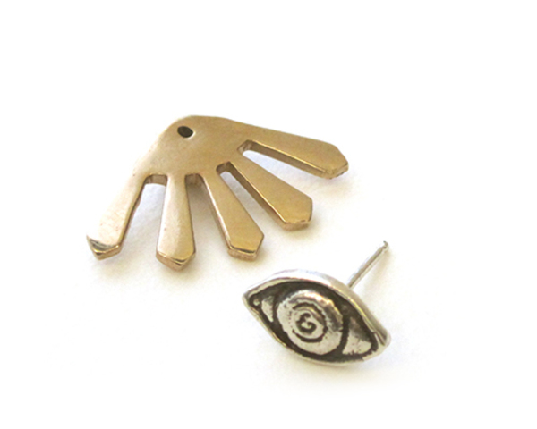 Pamela Love Illuminas Earrings in Sterling Silver and ...
