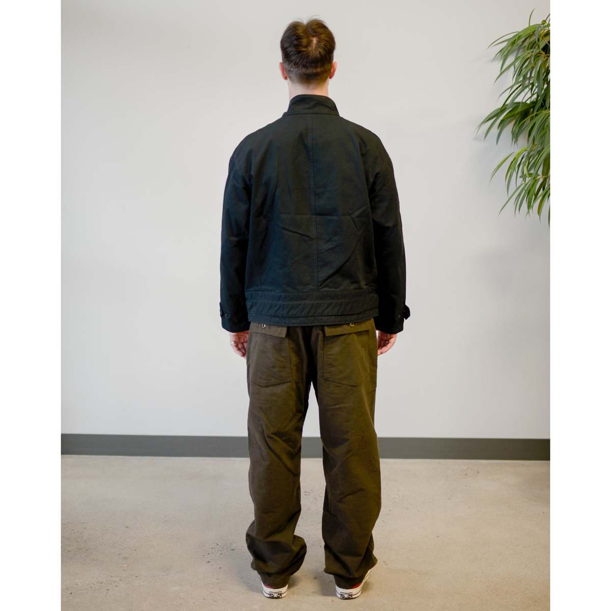 ジャケット・アウター engineered garments moto jacket Engineered Garments Moto Jacket Black Nylon Cotton Twill