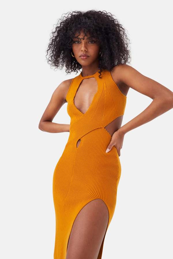 strapless open back dress Color Block Convertible Dress XL