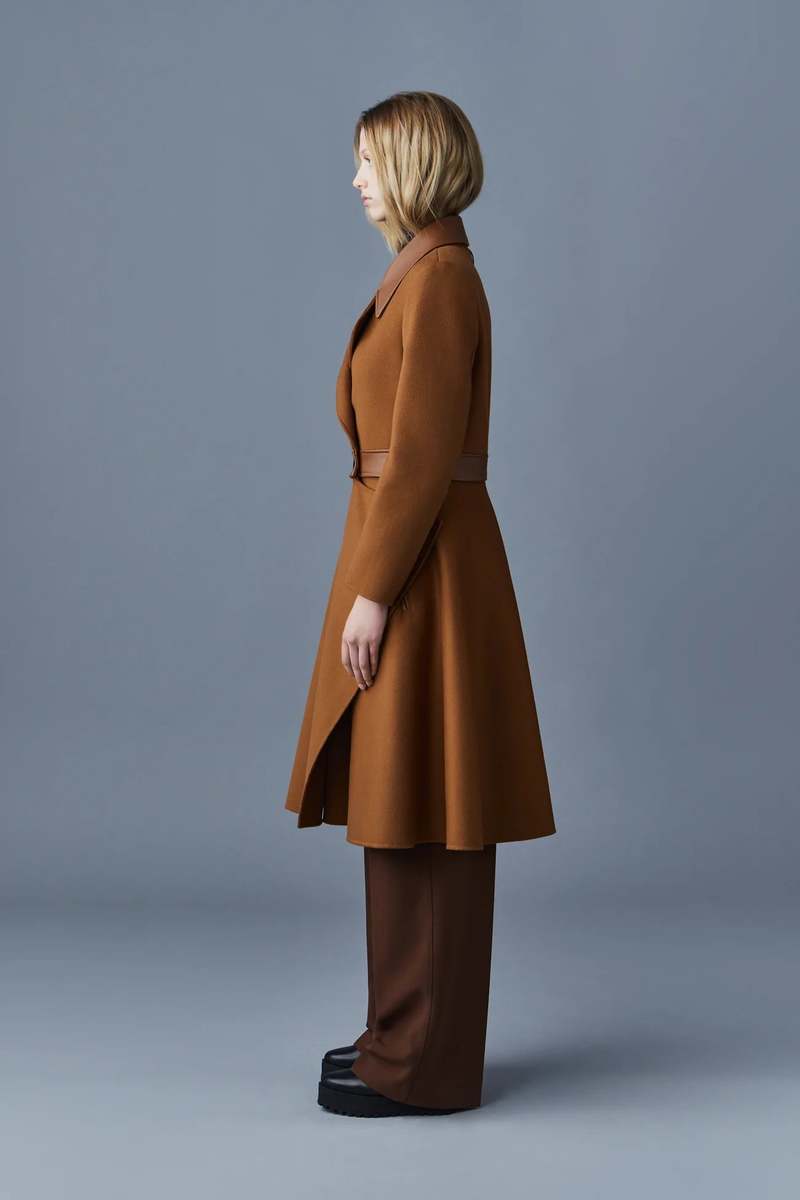 Rosé Muse quilting flared coat【beige】 Rosé Muse Quilted Flared Coat [Beige]