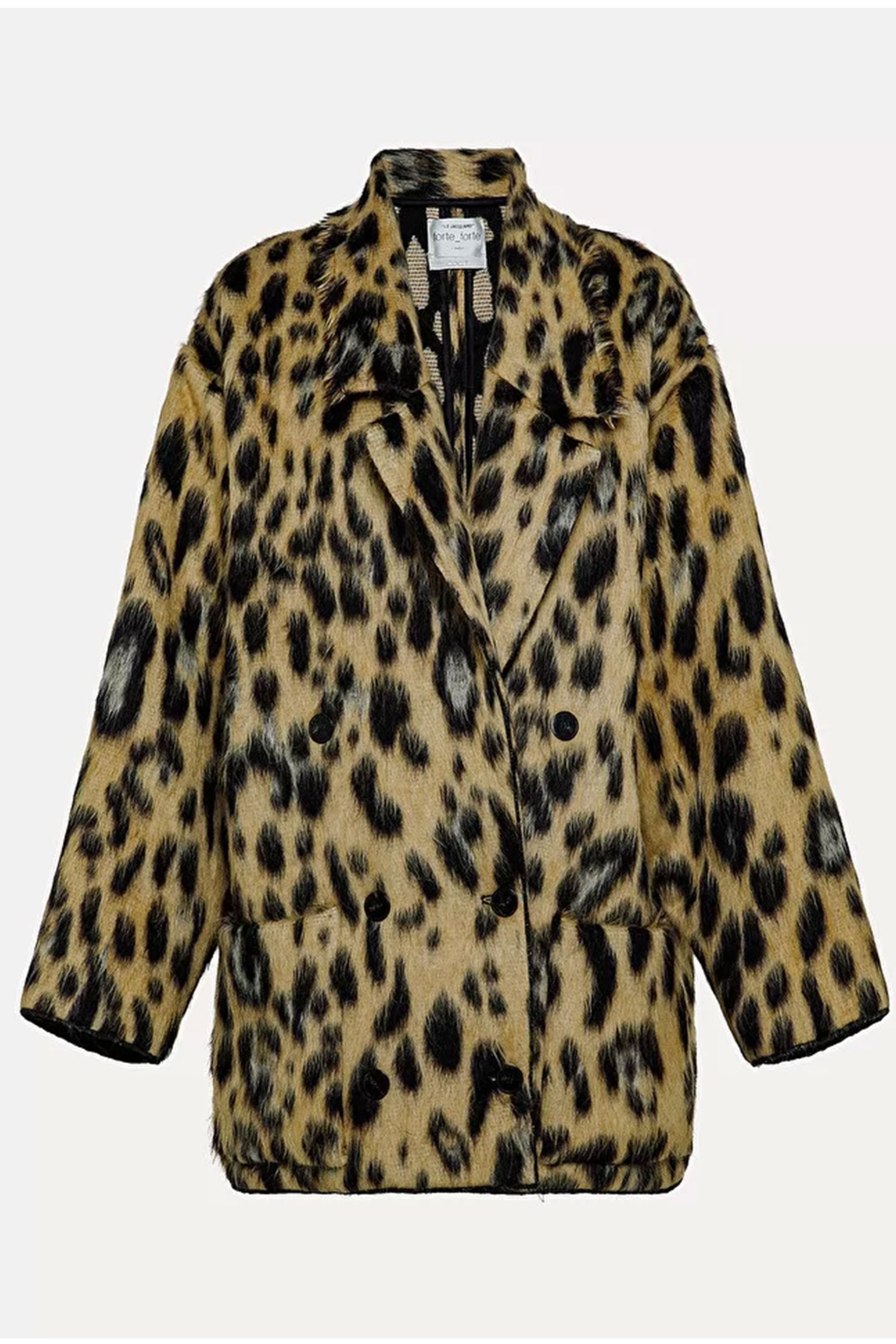 Forte Forte Animal Pattern Fur Jacket - Leopard | Garmentory