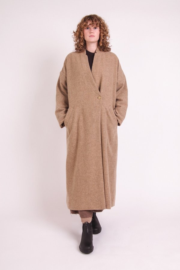 Elsa Esturgie HETRE Coat - Camel | Garmentory