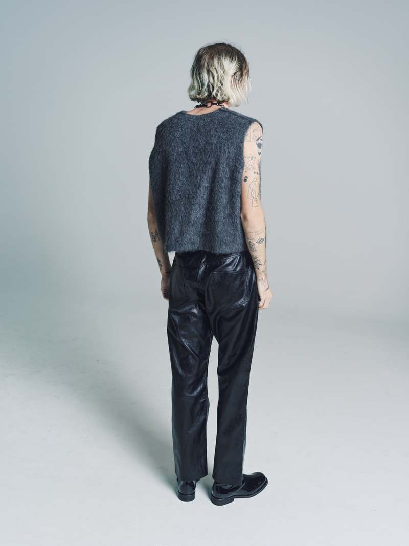 Our Legacy Alpaca Double Lock Vest - Ash Grey | Garmentory