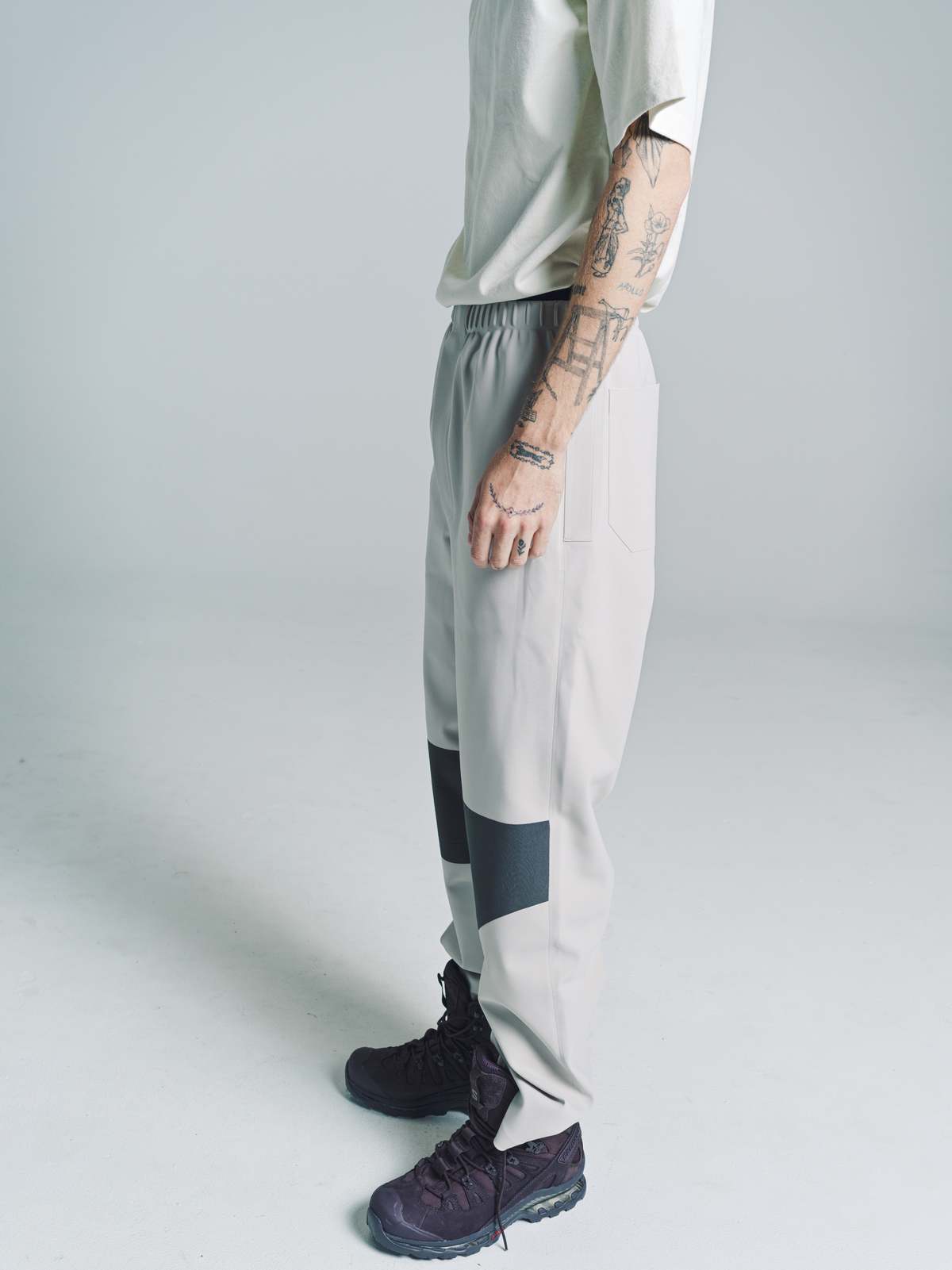 Hs Code Render Pant GR10K Fennec White Bonded Processing Render Patch Pant - Cream | Garmentory
