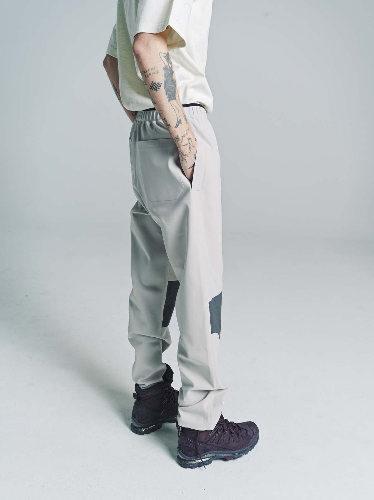 Hs Code Render Pant GR10K Fennec White Bonded Processing Render Patch Pant - Cream | Garmentory