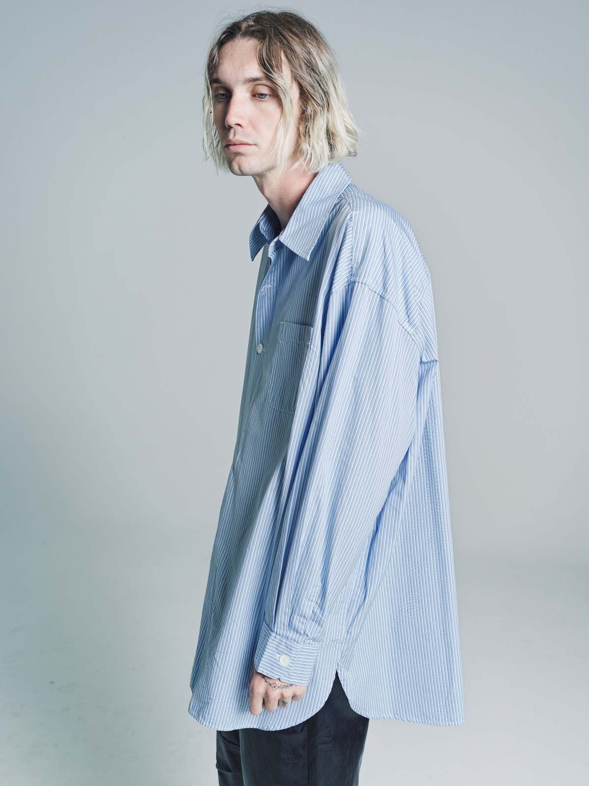 Our Legacy Popover Shirt - Hedge Fund Stripe | Garmentory