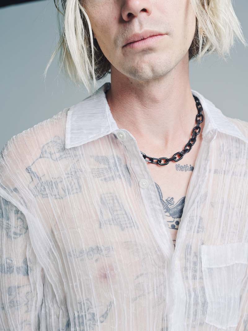 【期間限定値下げ】Our legacy INITIAL SHIRT Milky Our Legacy - Funnel Shirt White Dense Poplin